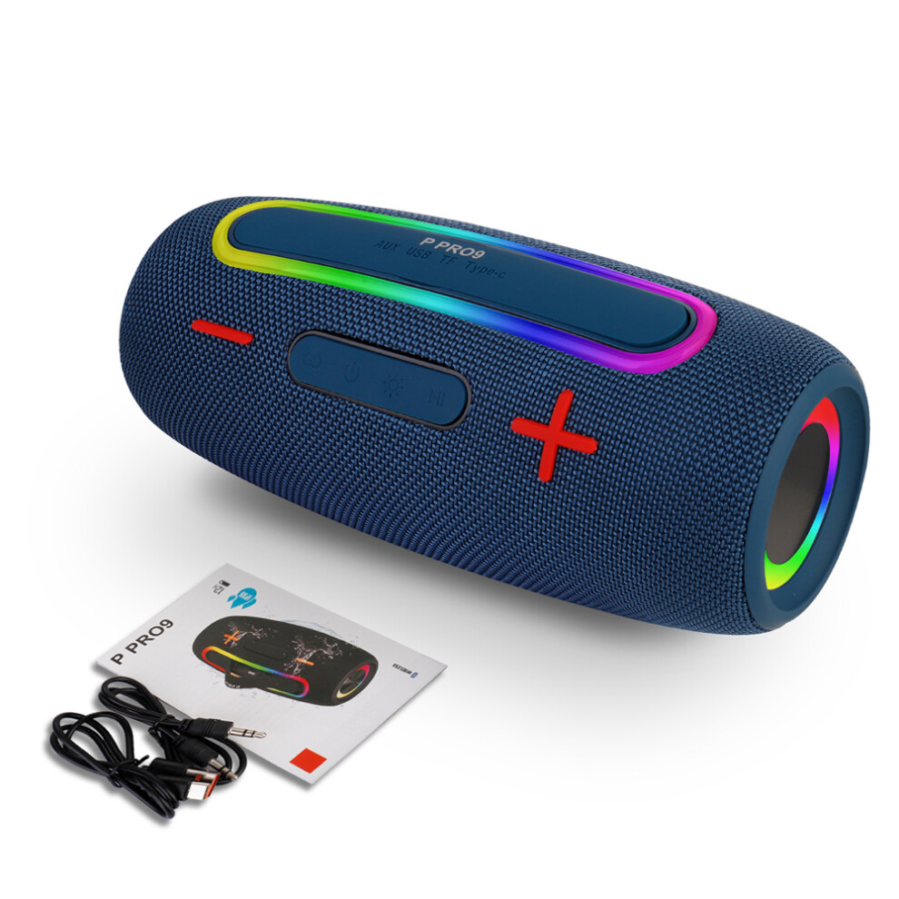 (Blue) Speaker Pro9 Wireless Tws Tooth-Compatible S Blue 6914271385190