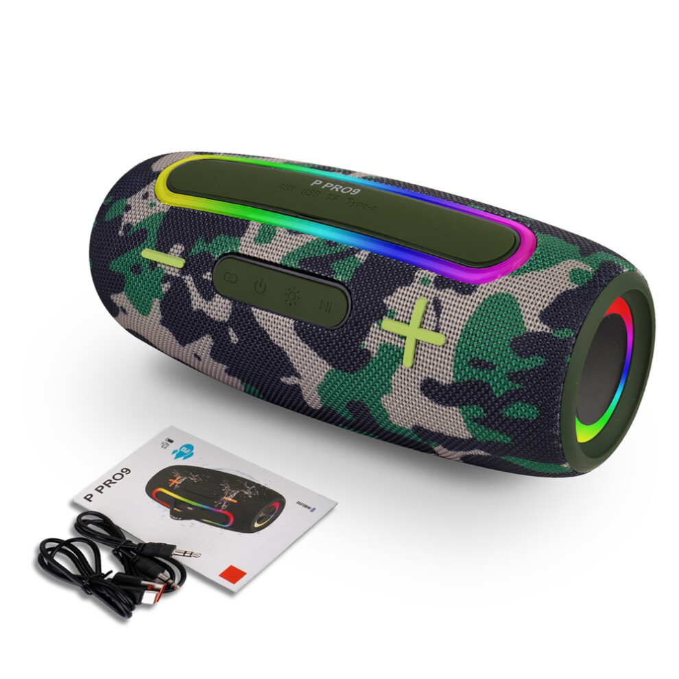 (Camouflage) Speaker Pro9 Wireless Tws Bluetooth-Compatible S 6914274709764