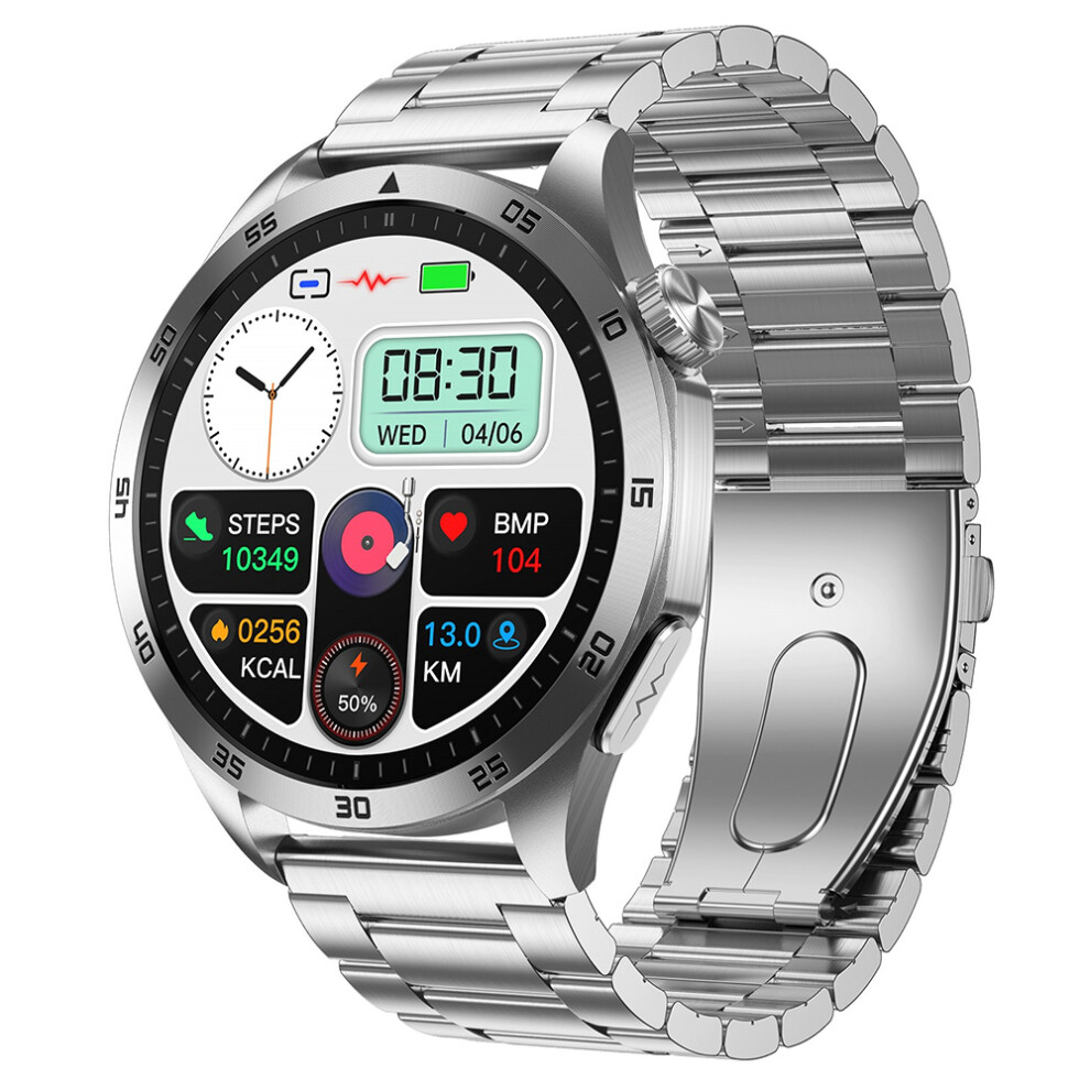 (Silver) Smartwatch Et485 1.43" Amoled Smart Watch Wit Silver 6914270715004