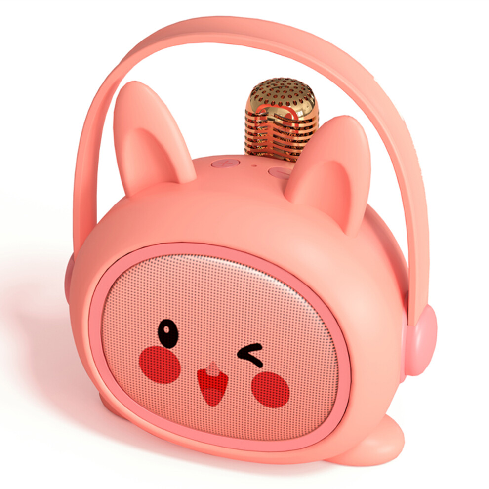 (PinkRabbit) Speaker K19 Cartoon Kids Karaoke Microphone Spea-image-OPC-PJKN92P-NEW