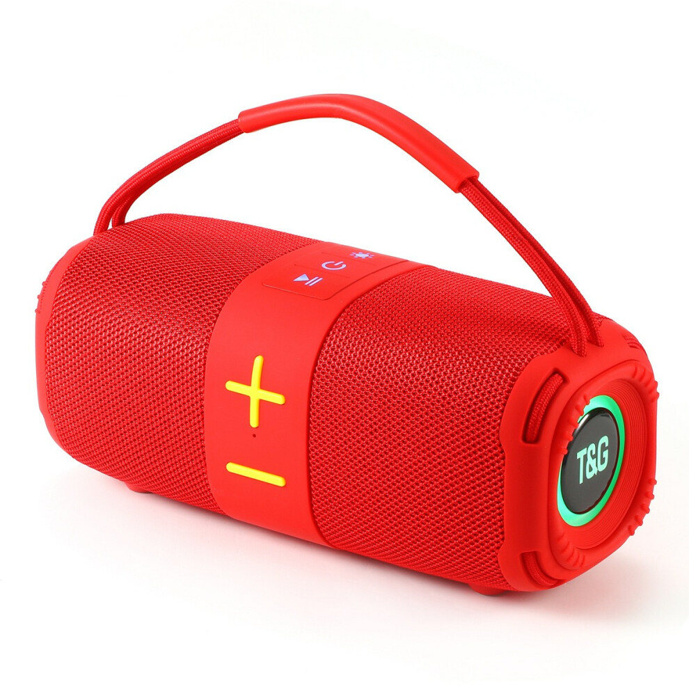 (Red) Speaker Tg-668 Wireless Bluetooth-Compatible Spe Red 6914276945016