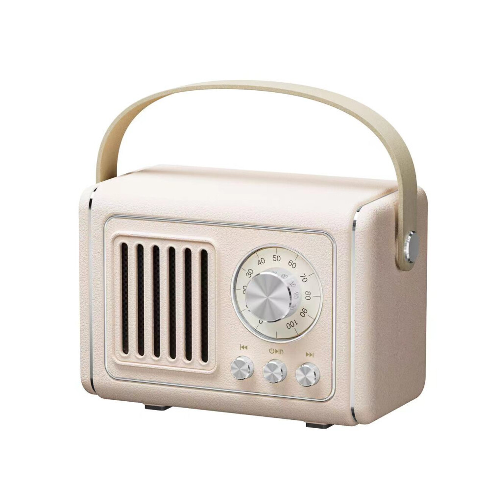 (Beige) Speaker P19 Portable Bluetooth-Compatible Speake Beige 6914273364841