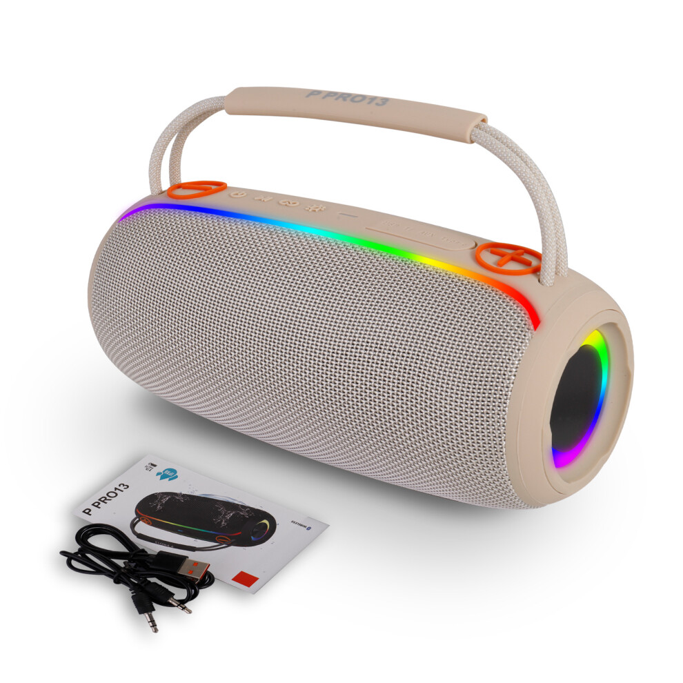 (Beige) Speaker Pro13 Portable Bluetooth-Compatible Spea Beige 6914272279306