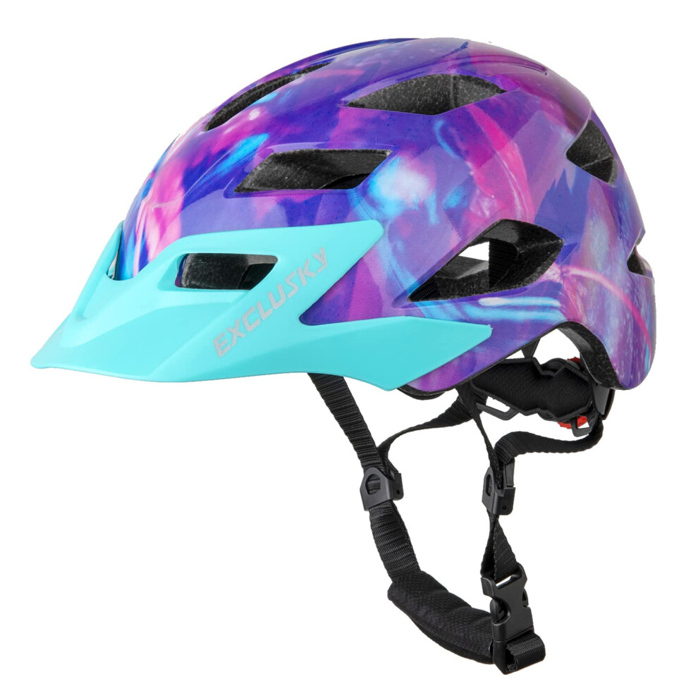 Kids Bike Helmet,Exclusky Kids Helmet Childrens Girls Boys Bike Helmet Age 5-13 Years Child Helmet for Cycle Bicycle Scooter Skating Rollerskate-image-OPC-PJKN9RC-NEW