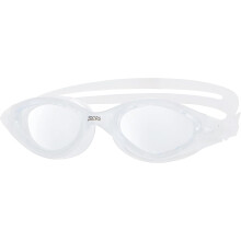Zoggs Panorama Swim Goggles with Clear Lenses - Anti-Fog, UV Protection, Quick Adjust Strap, Wide Vision Adult Swimming Goggles