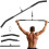 Mezchi LAT Pull Down Attachments - 39In LAT Pull Down Bar with Non-Slip Handle, Gym Cable Machine Attachment for Muscle Building 1