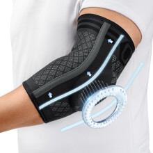 CAMBIVO Elbow Support for Men&Women 2 Pack, Upgraded Tennis Elbow Support Arm Sleeves with Gel Pad and Dual Stabilizers, Elbow Brace for