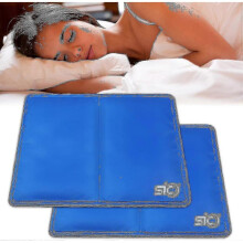 2 Pack Gel Cooling Mat | Cooling Gel Pillow Cushion Absorbs And Dissipates Heat | Cooling Pillows for Night Sweats Cooling Pillow Increase Sleep Qu