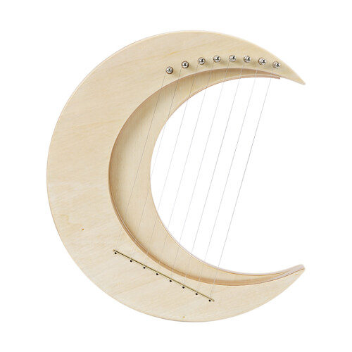 8-string Crescent Moon Type Lyre G Key Portable