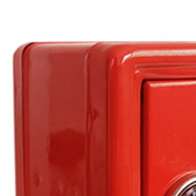 Kid Coin Bank Digitale Kombination Schloss Sicherheit Geldsparschlitz mit Münzfach Schlüssel Rot