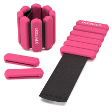 DOOHALO Ankle Weights Wrist Weights for Women Adjustable Weights Arm Leg Weighted Wristbands for Walking Pilates Yoga Aerobics 2 Pieces in Set 2lb per