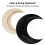 15-string Crescent Moon Type Lyre C Key Harp 6