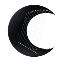 15-string Crescent Moon Type Lyre C Key Harp