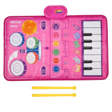 Musical Mat Piano Keyboard & Drum Mat with 2
