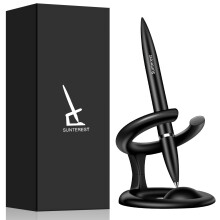 SUNTEREST Magnetic Levitating Rollerball Gel Pen,Futuristic Fancy Luxury Floating Cool Space Fidget Pen,Office Desk Toy Gadgets Decor