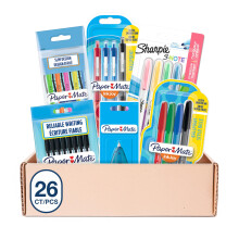Paper Mate & Sharpie Pens Set | Stationery Supplies | Ballpoint Pens, Highlighters, Mechanical Pencils & Correction Tape | Perfect for School & Office