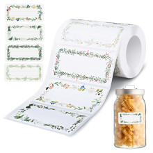 AiQinu 200 pcs Self Adhesive Jar Labels, 7.5*3.5cm, Removable for Jars & Bottles