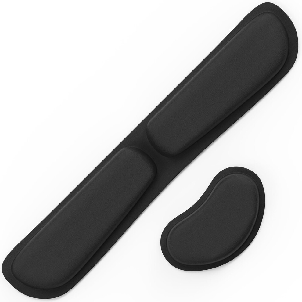 Gim Keyboard Wrist Rest Mouse Pad, Mouse Mat Keyboard Wrist Support Pad Set, Ergonomic Wrist Cushion Support With Memory Foam Wrist Support For 3830181772291
