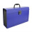 Rapesco 1553 19-Part Expanding Box File Document Organiser, A4+, Blue 1