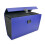 Rapesco 1553 19-Part Expanding Box File Document Organiser, A4+, Blue 2