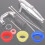 3pcs Engine Exhaust Pipe Tubing Joint Adapter 8