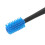 Cure-oreille en silicone à spirale, double tête, bleu 12