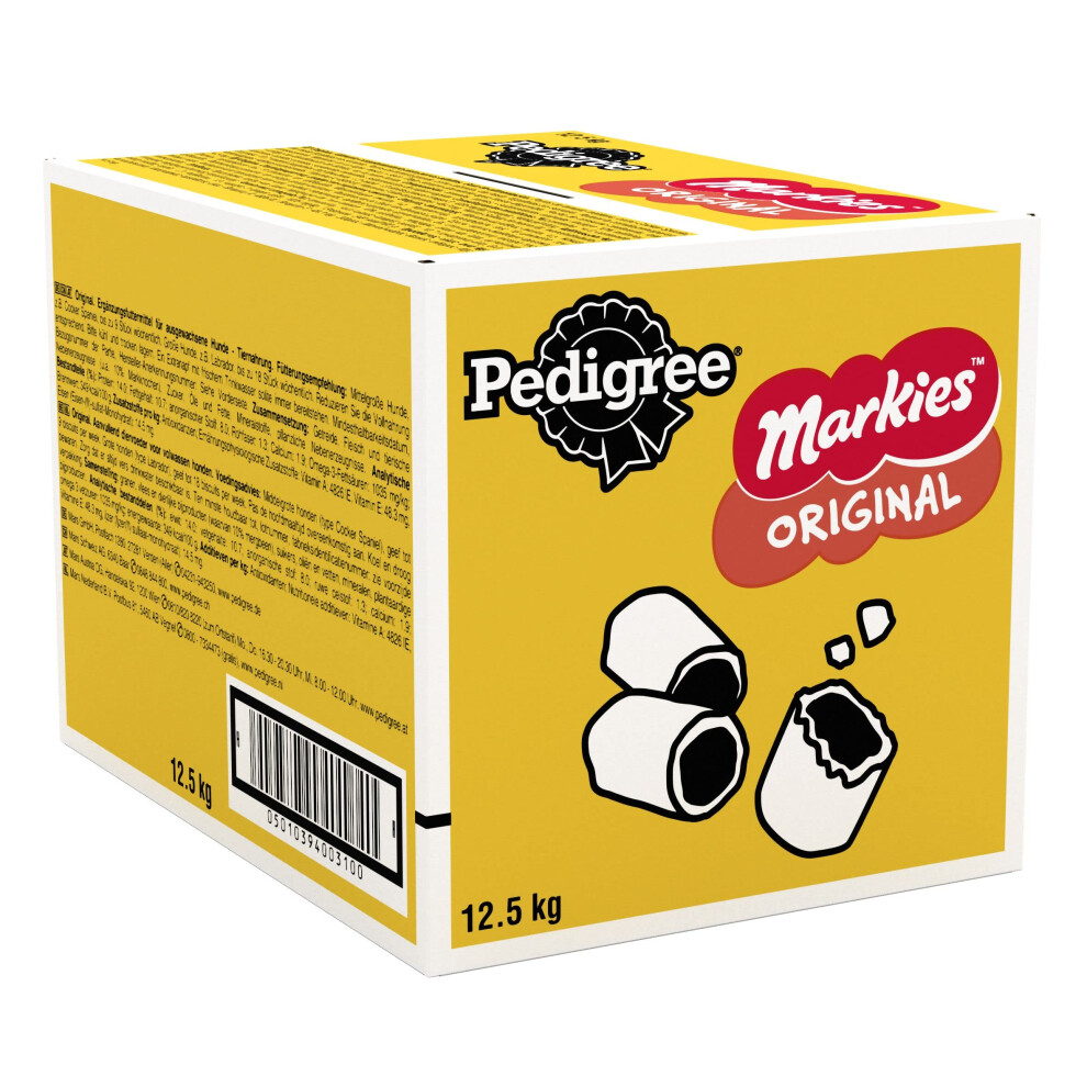 Pedigree Markies - Biscuits Dog Treats With Marrowbone, 12.5 Kg