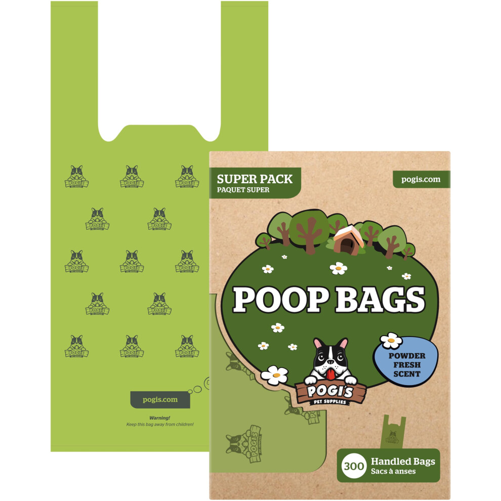 Pogi's Dog Poo Bags with Easy-Tie Handles - Ultra Thick, Leak-Proof, Large, Scented Poop Bags for Dogs-image-OPC-PJKNFR7-NEW