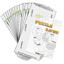 Lavievert Puzzle Saver Peel & Stick Adhesive Paper Jigsaw Puzzle Glue Best Way to Preserve Your Finished Puzzle - 14 Sheets