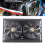12V 80W Radiator Dual Cooling Fan Iron Frame High 11