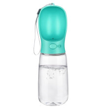 Emwel Dog Water Bottle - 550ml Water Feeder Leak Proof Portable Puppy Water Dispenser with Drinking Feeder for Pets Outdoor Walking, Hiking, Travel,