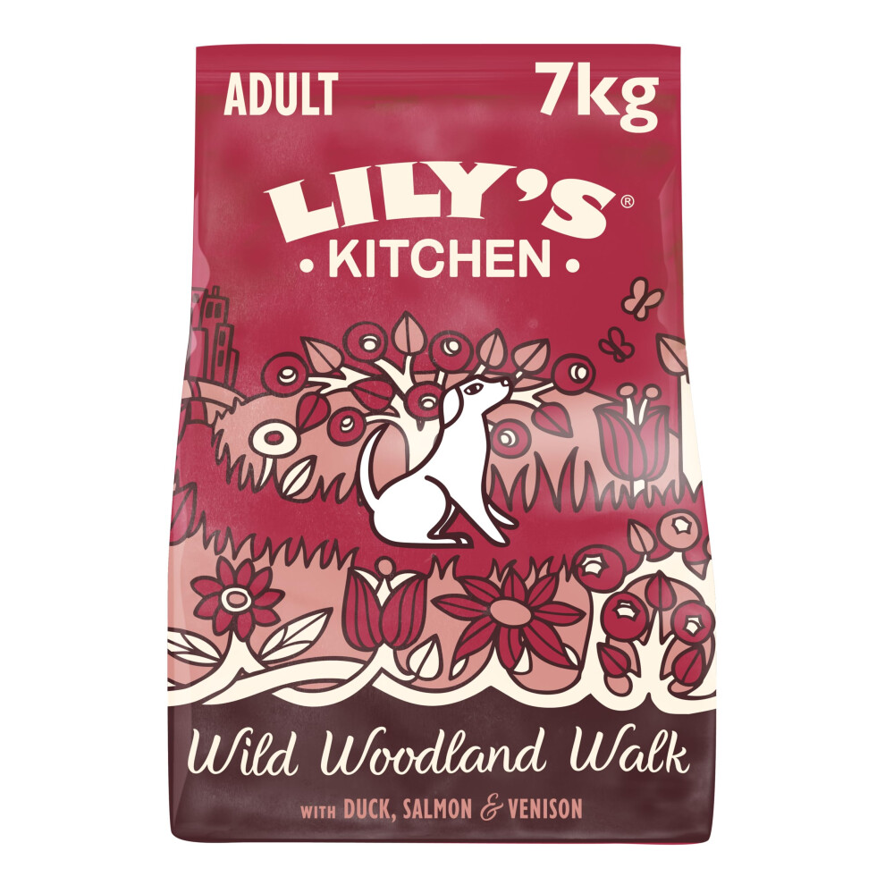 Photos - Dog Food Lilys Kitchen Lily's Kitchen Made with Natural Ingredients Adult Dry  Duck Salmon & Venison Grain-Free Recipe 7kg 