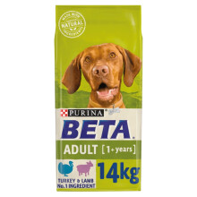 BETA Turkey and Lamb Adult Dry Dog Food 14kg