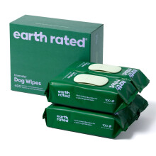 Earth Rated Hypoallergenic Dog Wipes, Cleaning and Odour-Controlling Grooming for Paws, Body, and Butt, Perfect for Puppy and Adult Dogs, Lavender