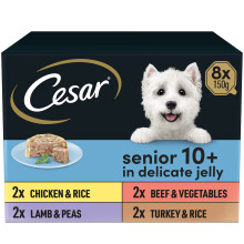 CESAR Senior 10+ in Delicate Jelly 8x150g