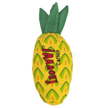 YEOWWW! Pineapple Catnip Toy For Cats, Yellow, 7", for All Breed Sizes