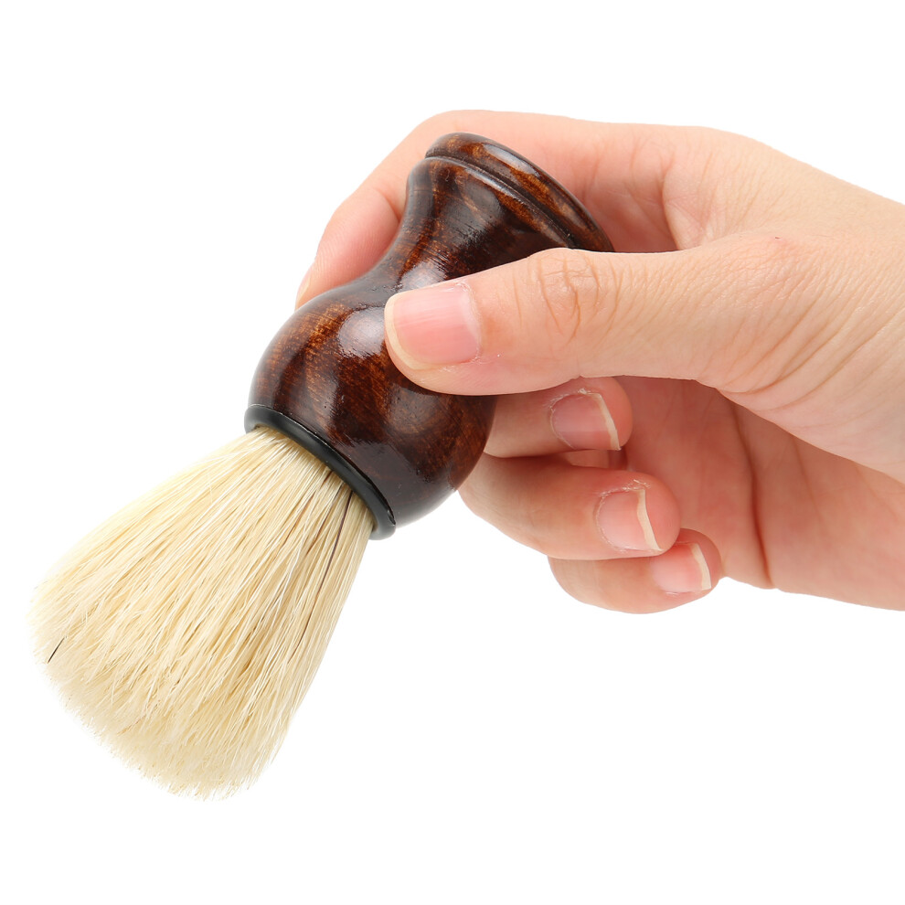 Lightweight Wooden Handle Beard Shaving Brush, Easy Clean, Durable