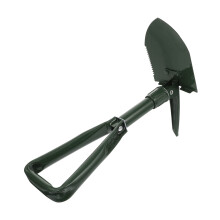 Foldable Stainless Steel Shovel with Canvas Bag, Portable Camping and Gardening Tool, Easy to Clean, Versatile for Snow Use