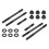 Heavy Duty Cylinder Head Studs Nuts Kit Steel Fit 5