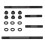 Heavy Duty Cylinder Head Studs Nuts Kit Steel Fit 4