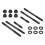 Heavy Duty Cylinder Head Studs Nuts Kit Steel Fit 6