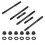 Heavy Duty Cylinder Head Studs Nuts Kit Steel Fit 8