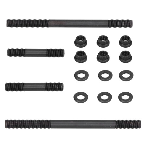 Heavy Duty Cylinder Head Studs Nuts Kit Steel Fit 2