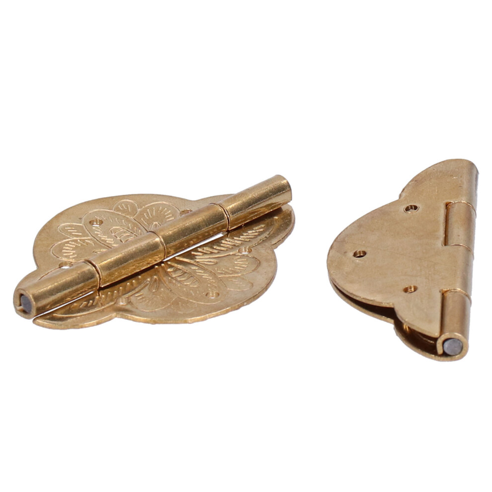Durable Brass Hinges For Sewing Machine Tables & Wardrobes 7621340560257