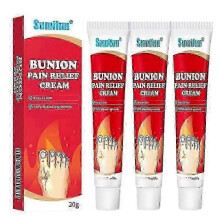 3pcs Bunion Pain Relief Ointment Cream Joint Toe Stiffness Treatment Hallux Valgus