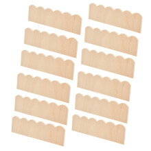 1:12 Tegole 12 pezzi, 11,5x3,3x0,2 cm legno naturale
