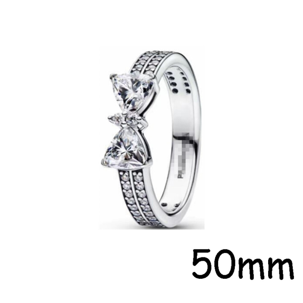(01) 2025 Collection of multiple sparkling diamond rings! Silver and gold tones, exquisitely cut diamond decorations, super gorgeous-image-OPC-PJKNWYG-NEW