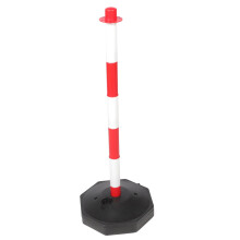 PE Pile Cone Barricade 1 Set, Closed Design, Durable Safety Warning Traffic Cone, 75 cm Height, Orange Color