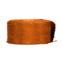 5m Glass Fiber Exhaust Heat Wrap Tape with Steel Tie, 50mm x 1.5mm
