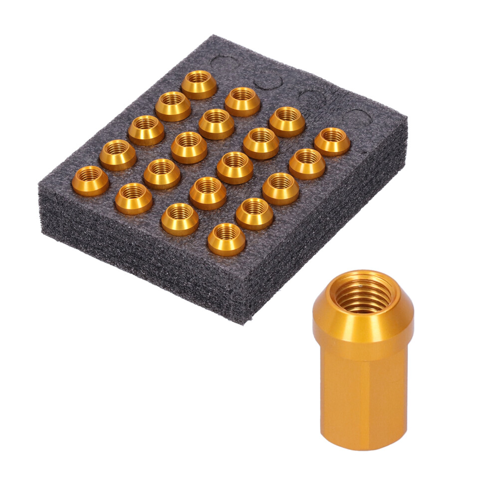 20Pcs Wheel Lug Nuts M12x1.5 Thread 1.3In Height 9121376559990